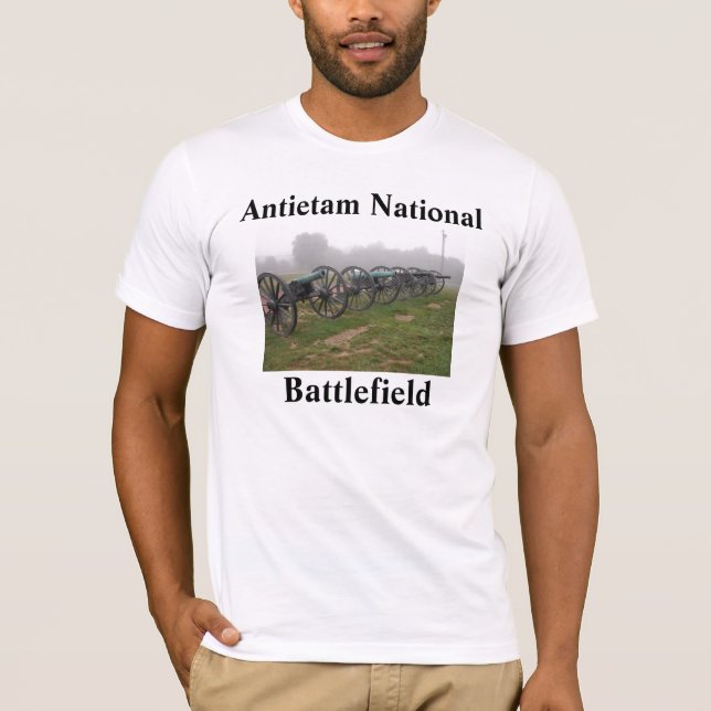 Antietam Staatsangehörig-Schlachtfeld T-Shirt (Vorderseite)