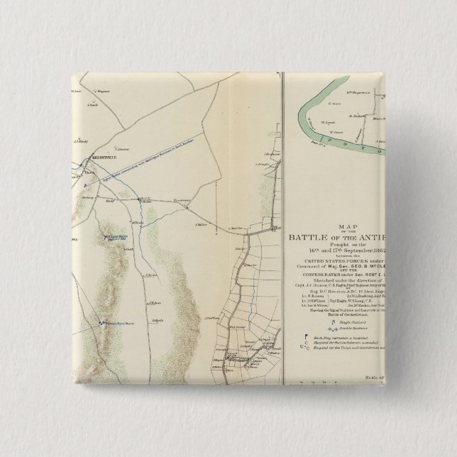 Antietam, Suffolk, Gettysburg Button (Vorderseite)