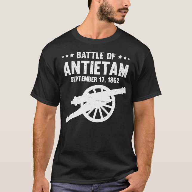 Antietam Ziviler Krieg Schlacht auf dem Schlachtfe T-Shirt (Vorderseite)