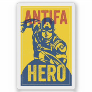 ANTIFA HEROES SERIES: Captain American Aufkleber