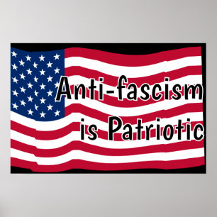 Antifaschismus ist patriotisch poster