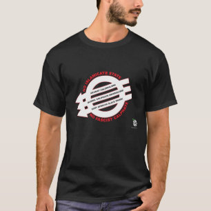 Antifaschist, antikalithische weiße Rose T-Shirt