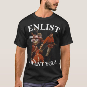 ANTIFASCHISTISCHE BRIGADE MELDEN SIE SICH JETZT KÄ T-Shirt