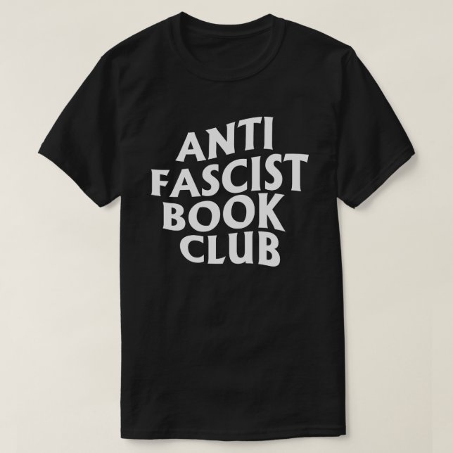 Antifaschistischer Buchclub T-Shirt (Design vorne)