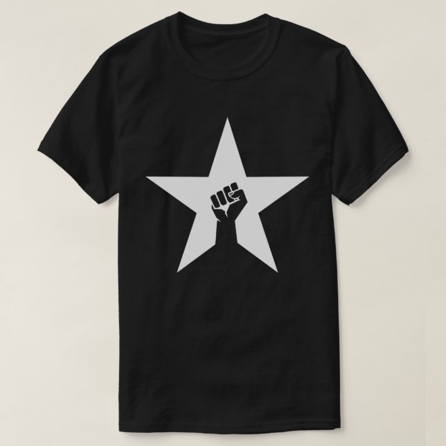 Antifaschistischer Star T-Shirt (Design vorne)