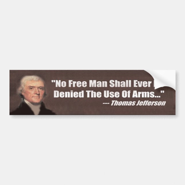 Antigewehr-Kontrolle - Gewehr-Rechte Autoaufkleber (Vorne)