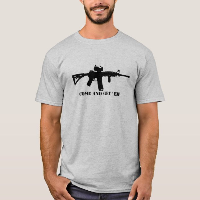 Antigewehr-Kontrolle, Gewehrliebhaber, NRA T-Shirt (Vorderseite)