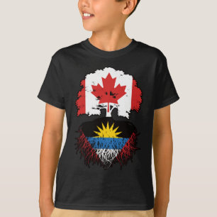 Antigua Antiguan kanadische Treppenflagge T-Shirt