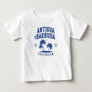 Antigua & Barbuda Karibische Palme Baby T-shirt