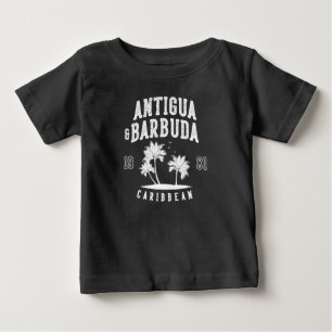 Antigua & Barbuda Karibische Palme Baby T-shirt