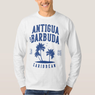Antigua & Barbuda Karibische Palme T-Shirt
