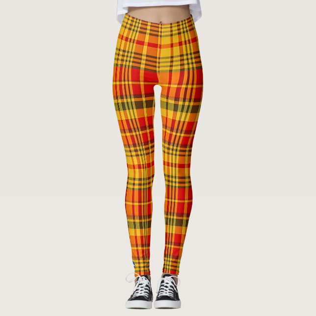 Antigua & Barbuda kulturelles Design Leggings (Vorderseite)