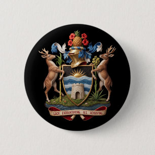 Antigua Barbuda Wappen Arme Symbol Land Emblem Fl Button