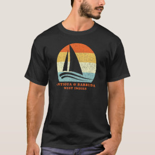 Antigua & Barbuda West Indies Vintag Sailboat Vac T-Shirt