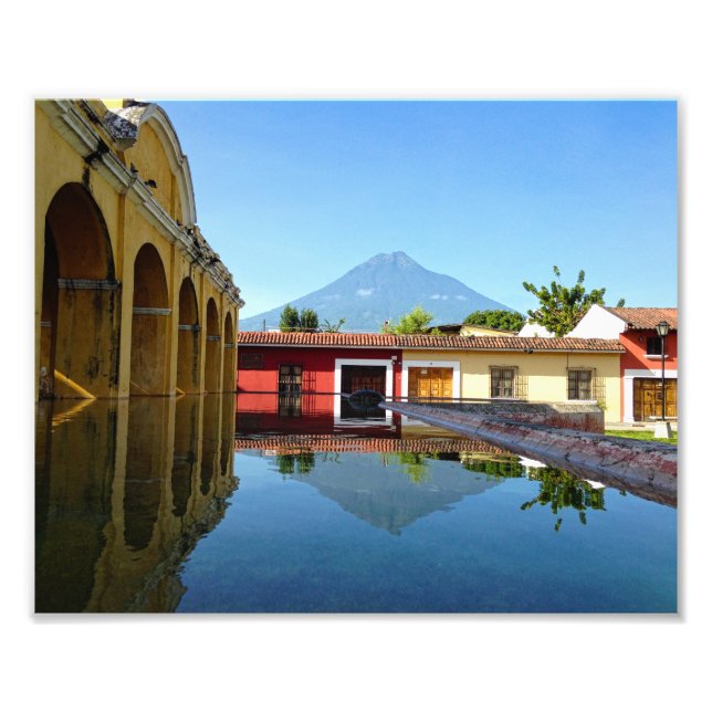 Antigua, Guatemala Tanque La Unión Fotodruck (Vorne)