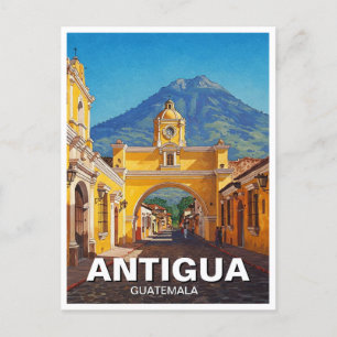 Antigua Guatemala Travel Postkarte
