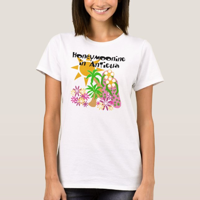 Antigua Honeymoon T - Shirt (Vorderseite)