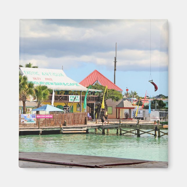 Antigua, Insel in der Karibik Magnet (Vorne)