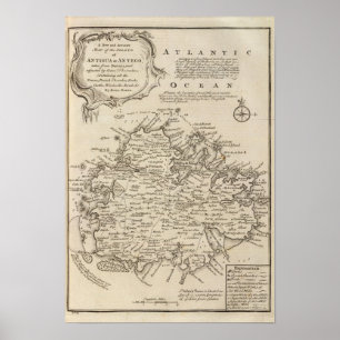 Antigua oder Antego Poster