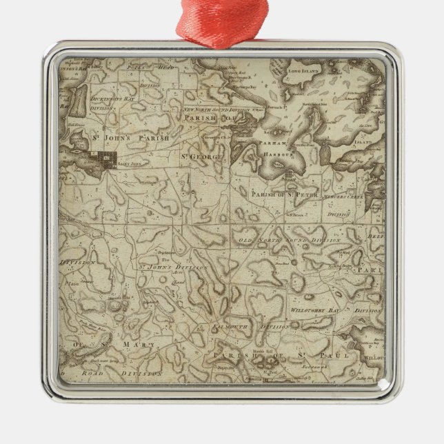 Antigua Ornament Aus Metall (Vorne)