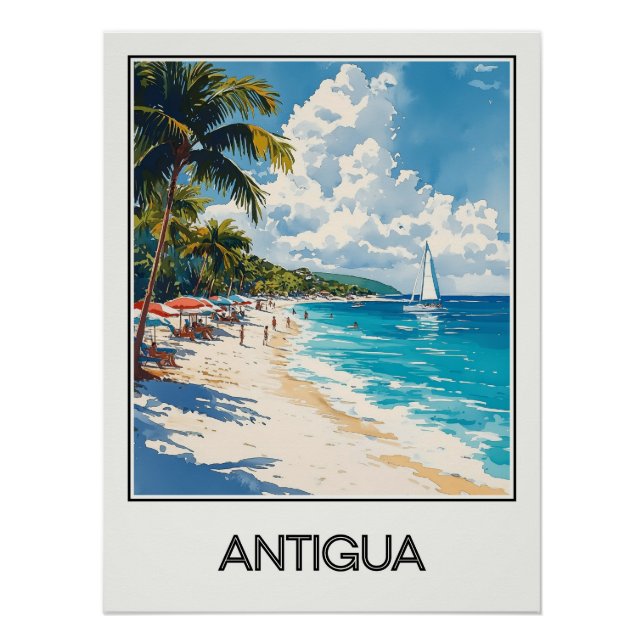 Antigua-Poster Poster (Vorderseite)