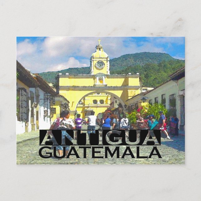 Antigua Postkarte (Vorderseite)