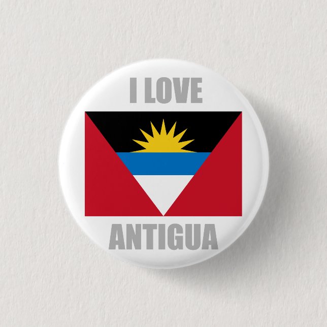 Antigua und Barbuda Button (Vorderseite)