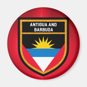 Antigua und Barbuda-Flagge Magnet