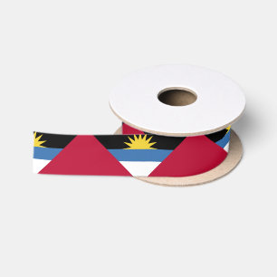 Antigua und Barbuda-Flagge Satinband