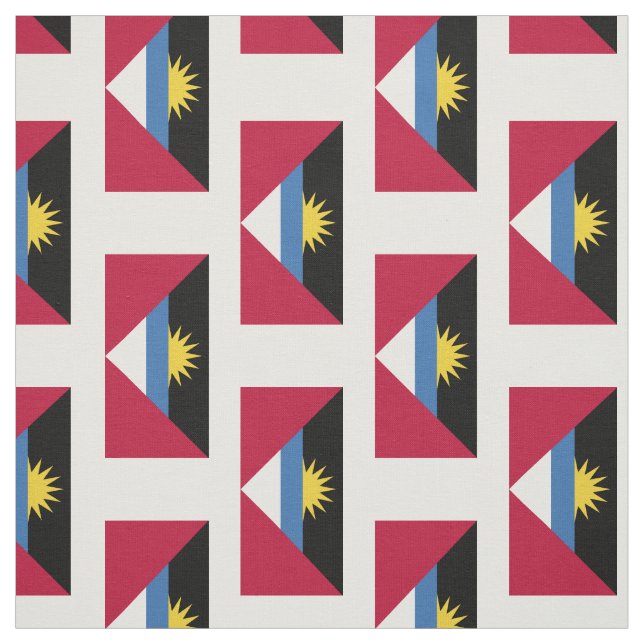 Antigua und Barbuda-Flagge Stoff (Muster)