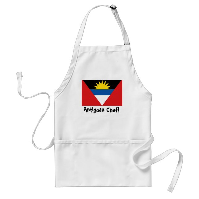 Antigua- und Barbuda-Flaggen-Kochs-Schürze Schürze (Vorne)
