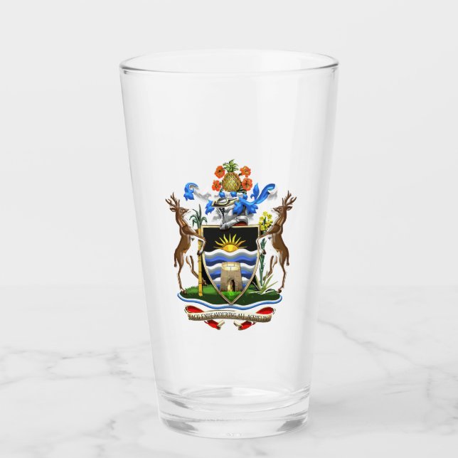 Antigua und Barbuda Glas (Vorderseite)