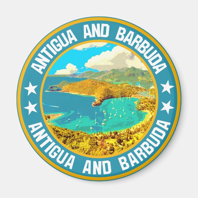 Antigua und Barbuda Magnet (Vorne)