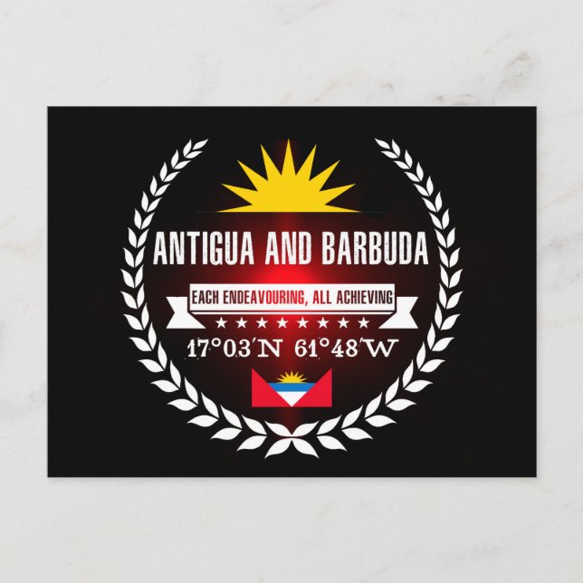 Antigua und Barbuda Postkarte (Vorderseite)