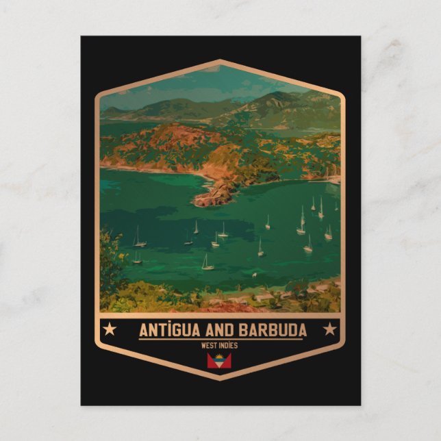 Antigua und Barbuda Postkarte (Vorderseite)