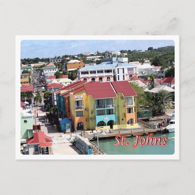 Antigua und Barbuda - Saint Johns - Postkarte (Vorderseite)