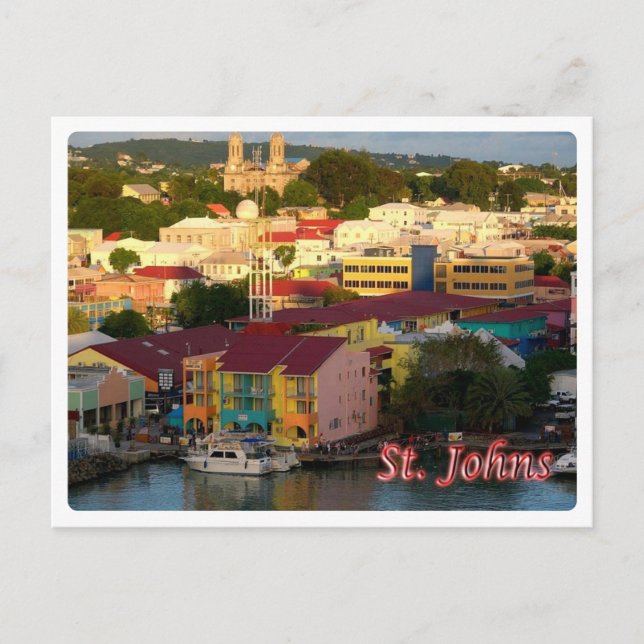 Antigua und Barbuda - Saint Johns - Postkarte (Vorderseite)