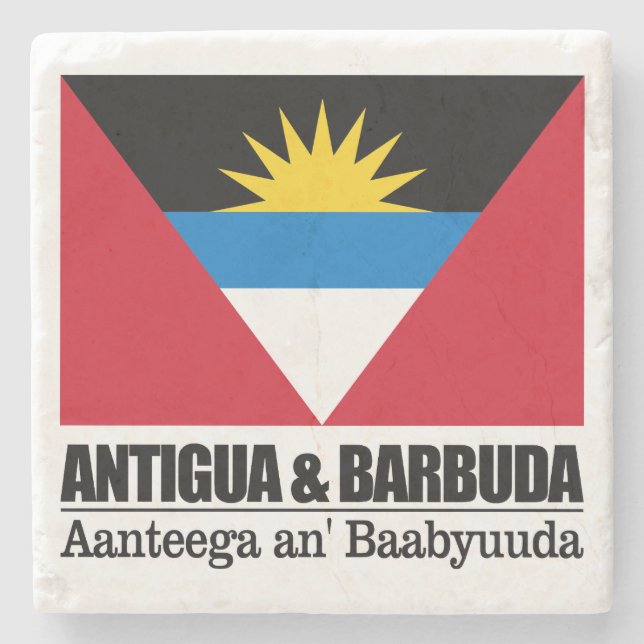 Antigua und Barbuda Steinuntersetzer (Vorderseite)