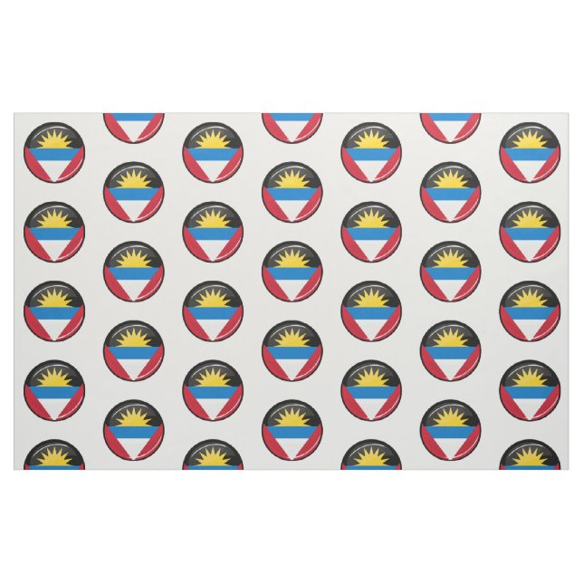 Antigua und Barbuda Stoff (Fat Quarter (45,7 x 55,9 cm))