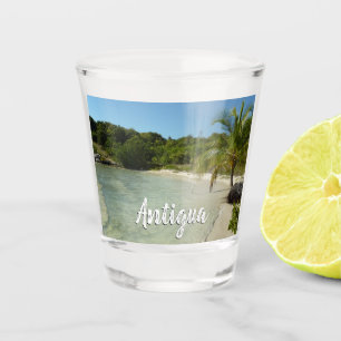 Antiguan Strand Schöne tropische Landschaft Schnapsglas