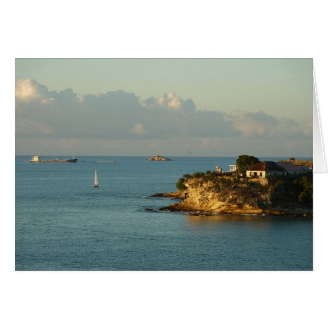 Antiguanische Küste Schöne Insel Seascape (Vorderseite (Horizontal))