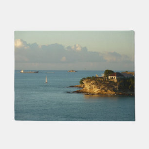 Antiguanische Küste Schöne Insel Seascape Fußmatte