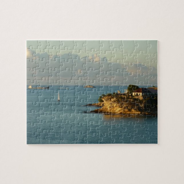 Antiguanische Küste Schöne Insel Seascape Puzzle (Horizontal)