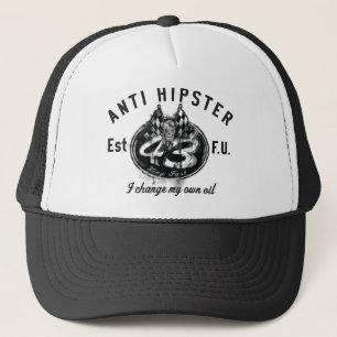 ANTIHipster Fernlastfahrer-Hut Truckerkappe