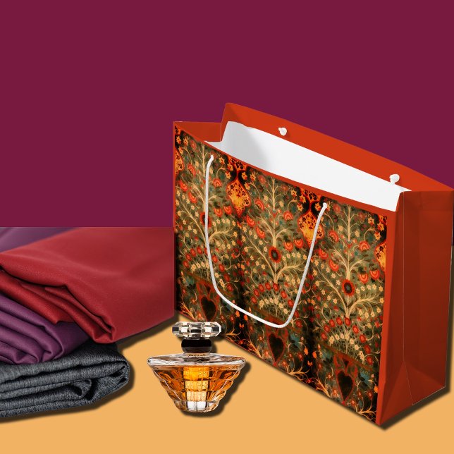 Antiindische Textilgestaltung Große Geschenktüte (Von Creator hochgeladen)