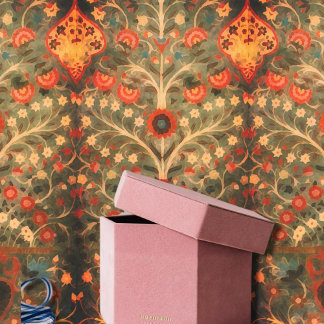 Antiindische Textilgestaltung Seidenpapier