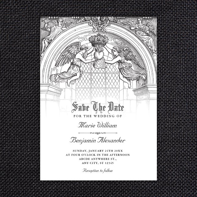 antik-barocker Bogen Save The Date (Von Creator hochgeladen)