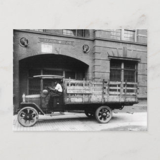 Antik-Bierwagen, 1920er Postkarte