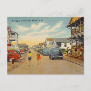 Antik, Cottages bei Carolina Beach North Carolina Postkarte