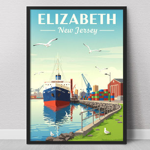 Antik Elizabeth New Jersey Poster